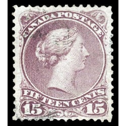 canada stamp 29 queen victoria 15 1868 U VF 022