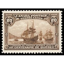canada stamp 103 cartier s arrival 20 1908 M VF 076