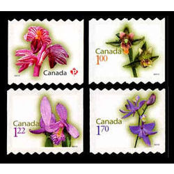 canada stamp 2357 2360 flower definitives coils 2010