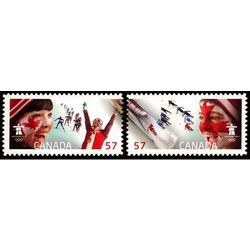 canada stamp 2374 2375 celebrating the olympic spirit 2010