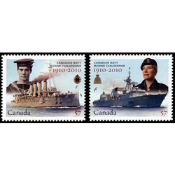 canada stamp 2385 2386 canadian navy centennial 2010