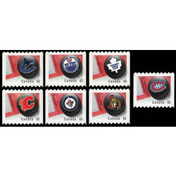 canada stamp 2662 2668 canadian nhl team logos 2013