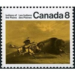 canada stamp 562p buffalo chase 8 1972