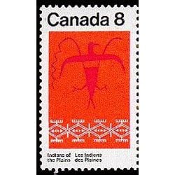 canada stamp 564p assiniboine thunderbird 8 1972