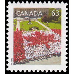 canada stamp 2696 living flag 63 2013