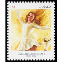 canada stamp 2704a barbara ann scott 1928 2012 63 2014