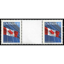 canada stamp 1362bvii flag over building 1998