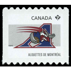 canada stamp 2566ii montreal alouettes 2012