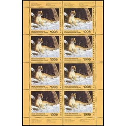 new brunswick conservation fund stamp nbw2f eastern cougar by tom mansanarez 1995