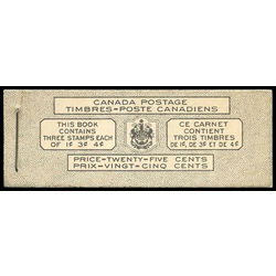 canada stamp bk booklets bk43a king george vi 1950 M FNH BI
