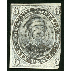 canada stamp 2 hrh prince albert used vg to fine 6d 1851