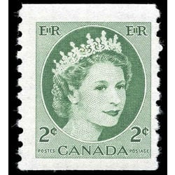 canada stamp 345iv queen elizabeth ii 1954