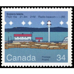 canada stamp 1063i sisters islets near vancouver island 34 1985