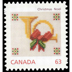 canada stamp 2689i cross stitched horn 63 2013