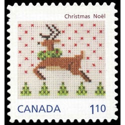 canada stamp 2690i cross stitched reindeer 1 10 2013