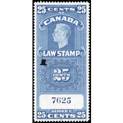 canada revenue stamp fsc24 supreme court law stamp george vi 25 1938