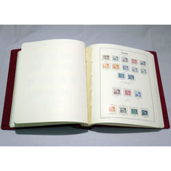 canada collection in 2 lighthouse stamp albums