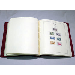 canada collection in 2 lighthouse stamp albums