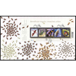 canada stamp 2410a beneficial insects 2010 FDC