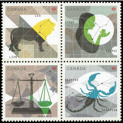 canada stamp 2446a d signs of the zodiac 2012