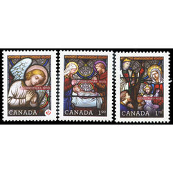 canada stamp 2490a c christmas stained glass 2011