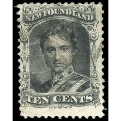 newfoundland stamp 27 prince albert 10 1870 U F 002