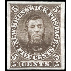 new brunswick stamp 5p charles connell 5 1860 M VF 002