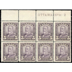 canada stamp 153 king george v 5 1928 pb fnh 001