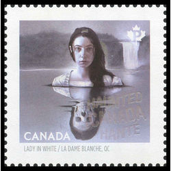 canada stamp 2935d lady in white qc 2016