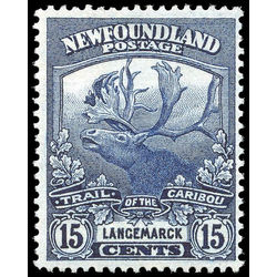 newfoundland stamp 124 langemarck 15 1919 M VFNH 001