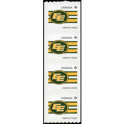 canada stamp 2560 edmonton eskimos 2012 m vfnh strip 4