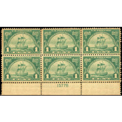 us stamp postage issues 614 ship new netherlands 1 1924 PB 001