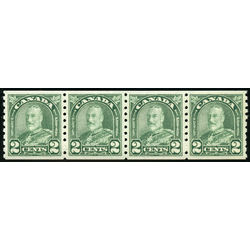 canada stamp 180 strip king george v 1931