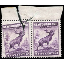 newfoundland stamp 257 caribou 5 1941 M DEF 001