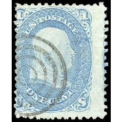 us stamp postage issues 63a franklin 1 1861 U VG 003