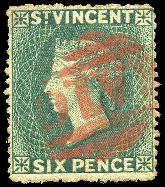 Buy St.Vincent #14a - St. Vincent (1880) 6 pence | Vista Stamps