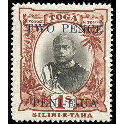 tonga stamp 66 silini e taha 1923