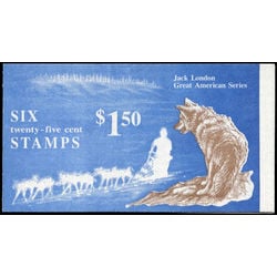 us stamp postage issues 2197a jack london 1988