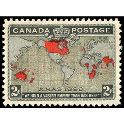 canada stamp 85 imperial penny postage christmas 2 1898 M VFNH 002