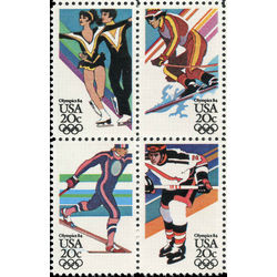 us stamp postage issues 2070a 14th winter olympic games 1984