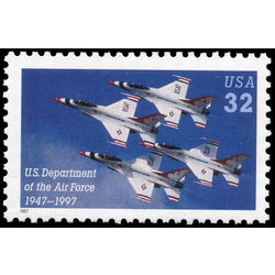 us stamp postage issues 3167 thunderbirds aerial demonstration squadron 32 1997