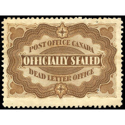 canada stamp o official ox1 officially sealed 1879 m vf 001