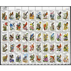 us stamp postage issues 2002b state birds and flowers 1982