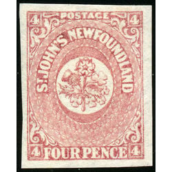 newfoundland stamp 18 pence third issue 4d 1861