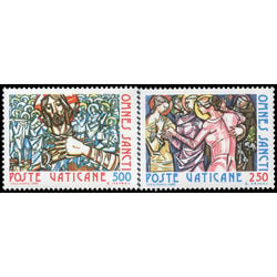 vatican stamp 679 680 feast of all saints 1980