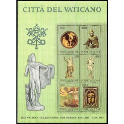 vatican stamp 720 the vatican collections the papacy and art 1983