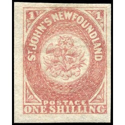 newfoundland stamp 23 pence third issue 1sh 1861