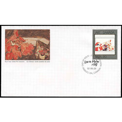 canada stamp 1419 red nasturtiums 50 1992 FDC