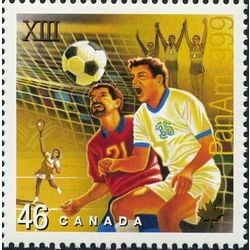 canada stamp 1804 soccer 46 1999