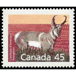 canada stamp 1172d pronghorn 45 1990